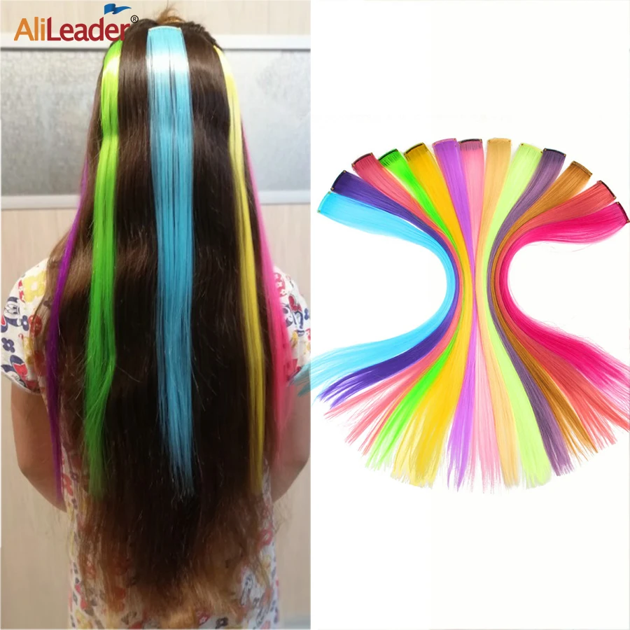 

Цельные накладные волосы на клипсе для женщин синтетические накладные волосы на клипсе 57 цветов Омбре один шиньон высокая температура