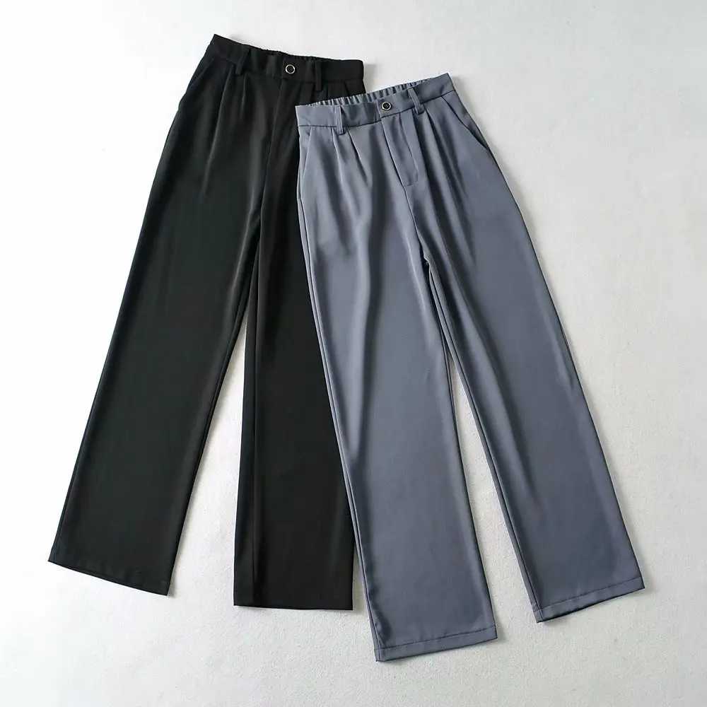 Spring/summer 2021 New Women's High Waist Straight Vertical Loose Casual Trousers DLZK478
Spring/summer 2021 New Women's High Waist Straight Vertical Loose Casual Trousers DLZK478