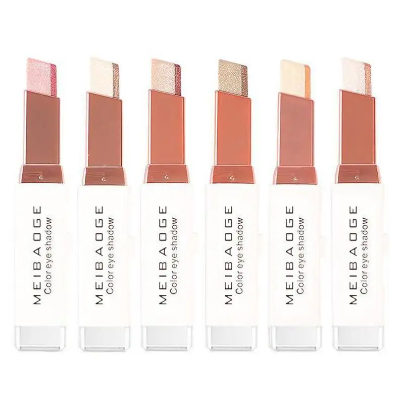 Gradient Two-color Glitter Shimmer Matte Eyeshadow sombra Waterproof to Eye Lasting Stick Easy ojos Pen Shadow Long Use de J6Q5
Gradient Two-color Glitter Shimmer Matte Eyeshadow sombra Waterproof to Eye Lasting Stick Easy ojos Pen Shadow Long Use de J6Q5
