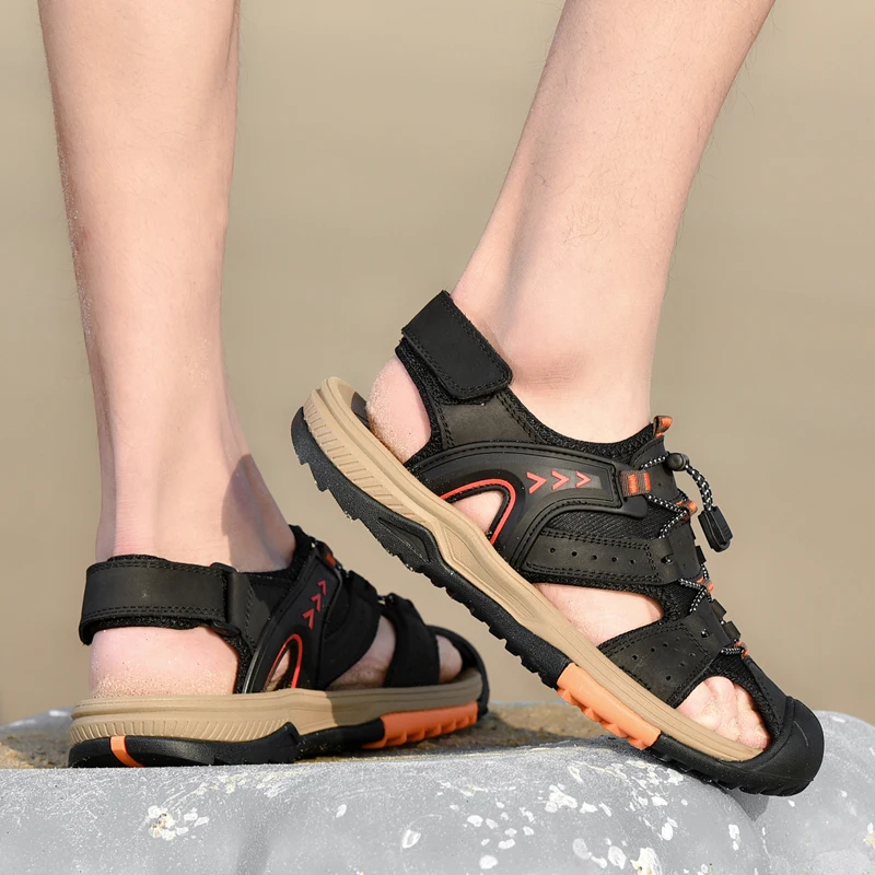 Sandals For Men 2020 Sandals Men Leather Sandalet Erkek Sandali Da Uomo Summer Beach Slippers Flip Flops Sandal Shoes Genuine
Sandals For Men 2020 Sandals Men Leather Sandalet Erkek Sandali Da Uomo Summer Beach Slippers Flip Flops Sandal Shoes Genuine