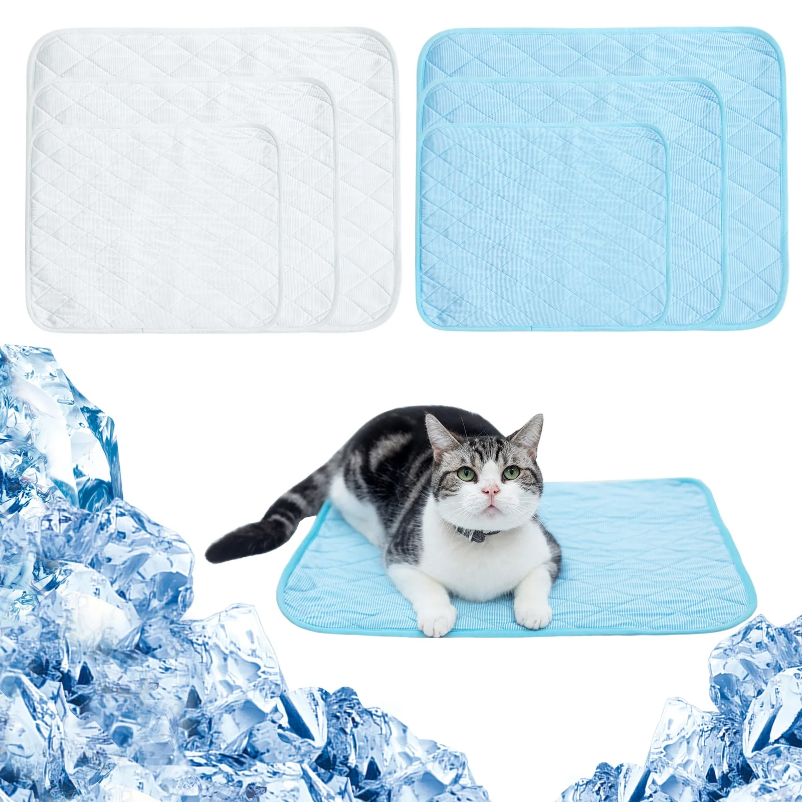 Pet Cooling Mat for Dog Cat Summer Ice Kennel Pad Cool Waterproof Pets Bed Sofa Cushion Mats Breathable Cooling Products
Pet Cooling Mat for Dog Cat Summer Ice Kennel Pad Cool Waterproof Pets Bed Sofa Cushion Mats Breathable Cooling Products