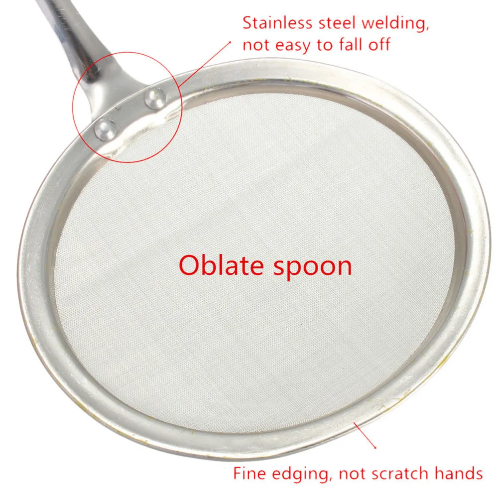 Mesh Strainers Stainless Steel Colander Cooking Tools Soup Skimmer Scoop Colander Kitchen Accessories
Mesh Strainers Stainless Steel Colander Cooking Tools Soup Skimmer Scoop Colander Kitchen Accessories