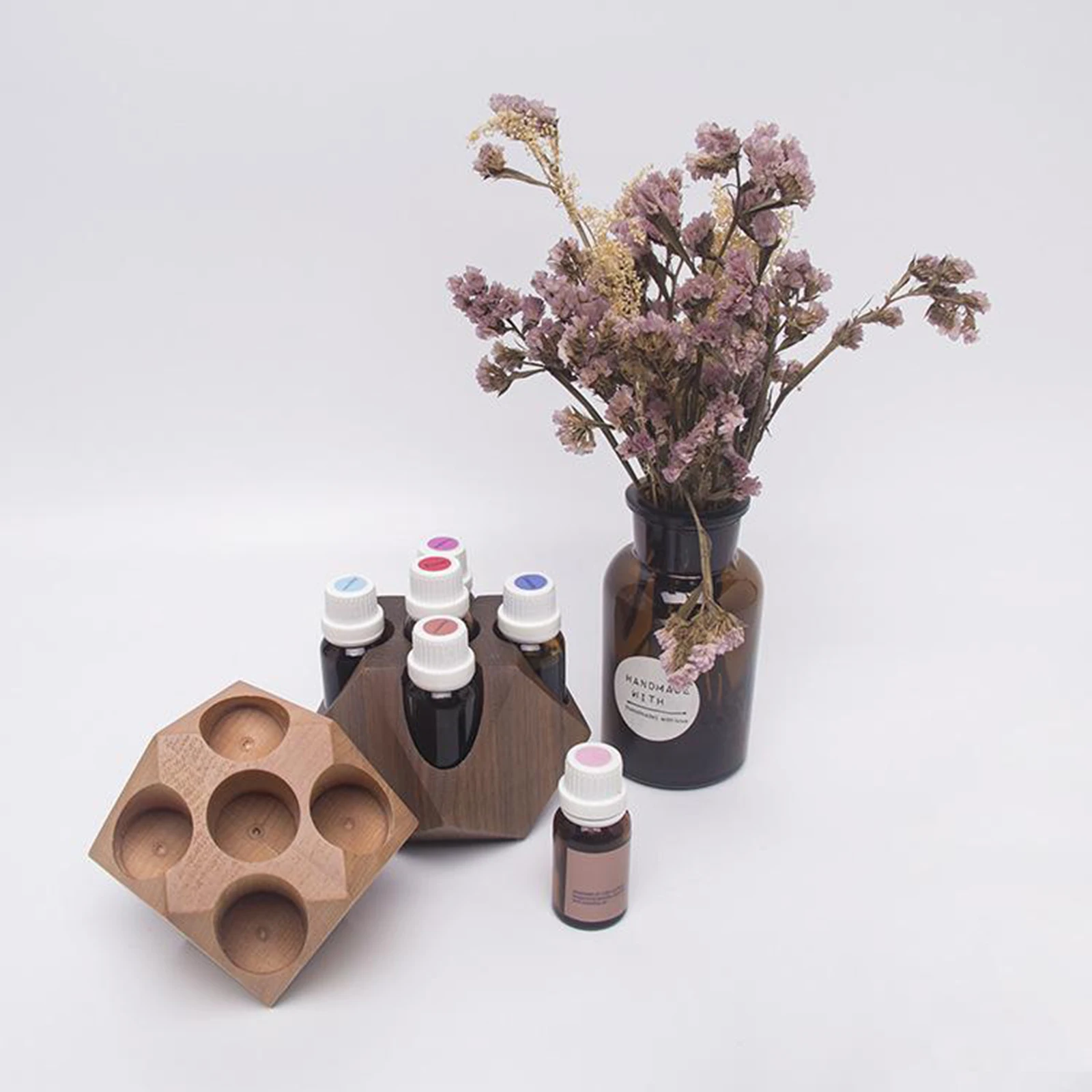 Polyhedron Display Essential Oil Rack Paint Bottle Stand Holder for Storage 
Polyhedron Display Essential Oil Rack Paint Bottle Stand Holder for Storage