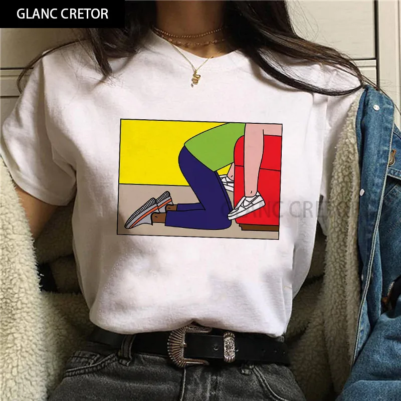 Harajuku Ulzzang fashion T-shirt graphics cute cartoon T-shirt Funny couple shoes print T-shirt ladies T-shirt
Harajuku Ulzzang fashion T-shirt graphics cute cartoon T-shirt Funny couple shoes print T-shirt ladies T-shirt