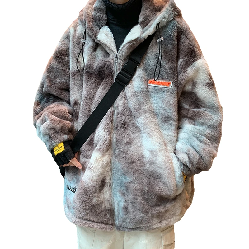 Зимняя Мужская Утепленная куртка из бархата ягненка с капюшоном, модное свободное мужское теплое пальто, Мужская Уличная одежда, верхняя од...
Зимняя Мужская Утепленная куртка из бархата ягненка с капюшоном, модное свободное мужское теплое пальто, Мужская Уличная одежда, верхняя од...