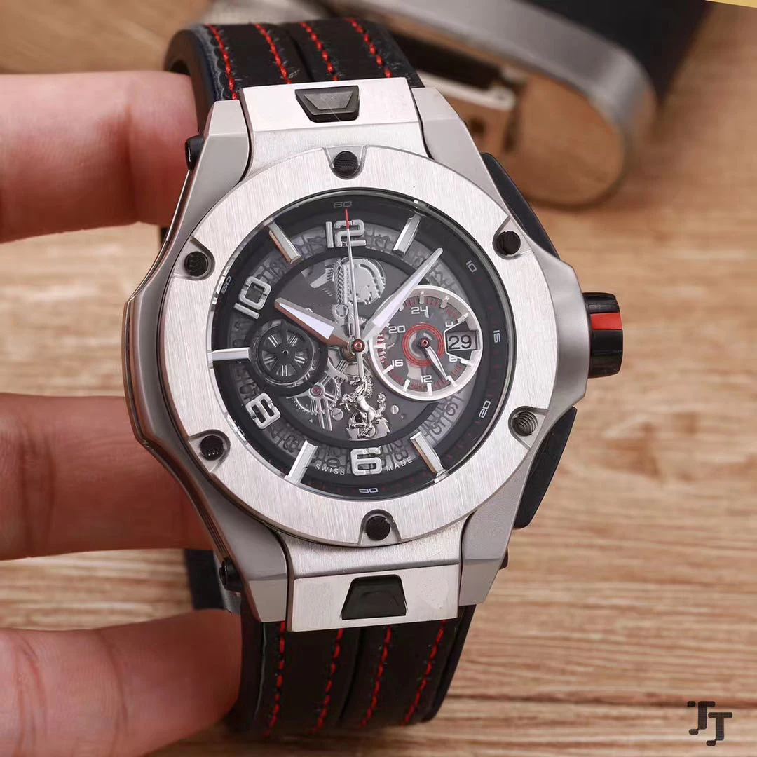 Luxury Brand New Men Watch Stainless Steel Silver Union Code Red Line Leather Brown Luminous Chronograph Sapphire Sport Watches
Luxury Brand New Men Watch Stainless Steel Silver Union Code Red Line Leather Brown Luminous Chronograph Sapphire Sport Watches