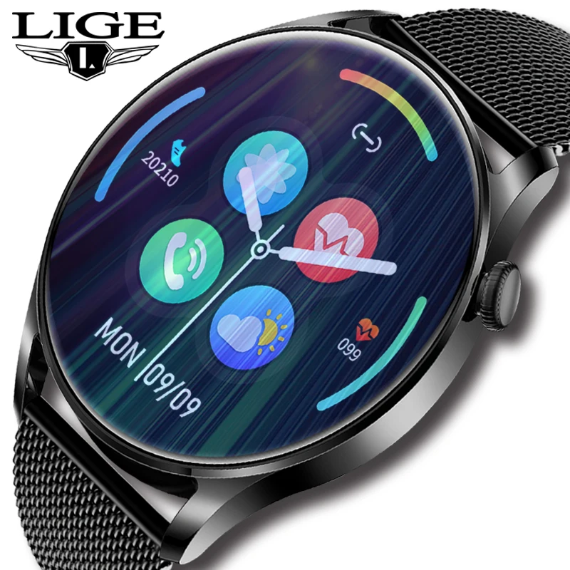 Смарт-часы LIGE мужские с Bluetooth, пульсометром и тонометром
Смарт-часы LIGE мужские с Bluetooth, пульсометром и тонометром