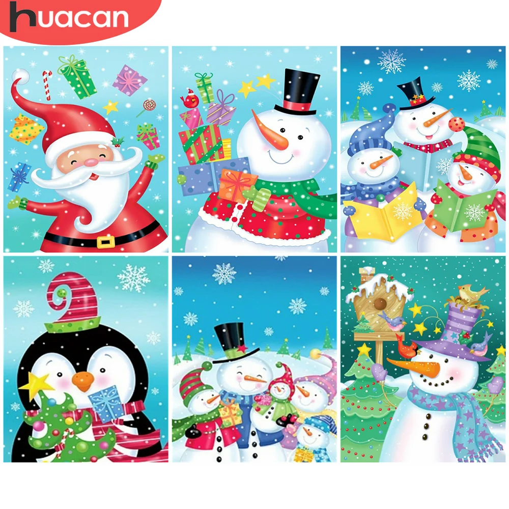 HUACAN Oil Painting By Numbers Santa Claus Figure Wall Art Unique Gift Hand Painted Picture By Numbers Winter Christmas Gift
HUACAN Oil Painting By Numbers Santa Claus Figure Wall Art Unique Gift Hand Painted Picture By Numbers Winter Christmas Gift