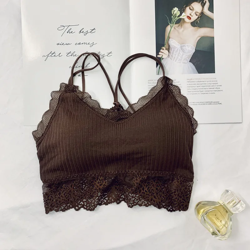 New beauty back underwear women without rims bra high school girl students gathered strapless wrapped bra with thick section 
New beauty back underwear women without rims bra high school girl students gathered strapless wrapped bra with thick section