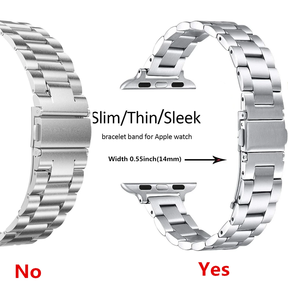 VIP Customers Slim Metal Bands For Apple Watch 6 SE Bands 40mm 44mm Stainless Steel Wristband Strap For iWatch 5/4/3/2 38mm 42mm
VIP Customers Slim Metal Bands For Apple Watch 6 SE Bands 40mm 44mm Stainless Steel Wristband Strap For iWatch 5/4/3/2 38mm 42mm