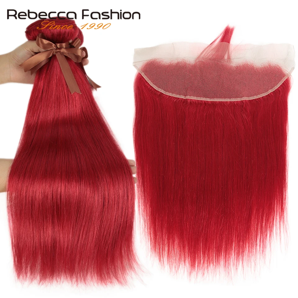 Rebecca Red Bundles With Frontal Straight Hair Frontal With Bundles Brazilian Remy Human Hair 3 Bundles With Closure
Rebecca Red Bundles With Frontal Straight Hair Frontal With Bundles Brazilian Remy Human Hair 3 Bundles With Closure