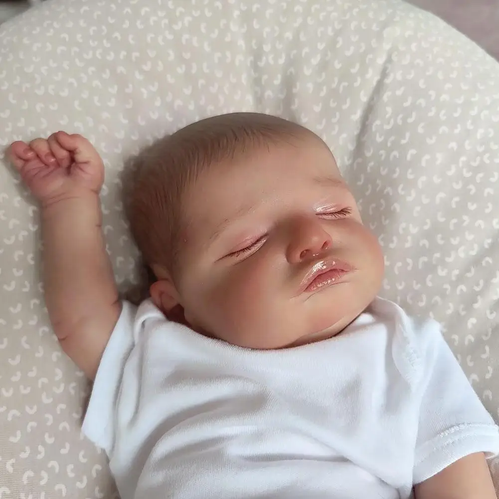 19 Inch 49cm White Romper Sweet Sleeping Rebirth Dolls Gift Realistic Bottle Baby Certificate Dolls Assembled Reborn Nipple F1D0
19 Inch 49cm White Romper Sweet Sleeping Rebirth Dolls Gift Realistic Bottle Baby Certificate Dolls Assembled Reborn Nipple F1D0