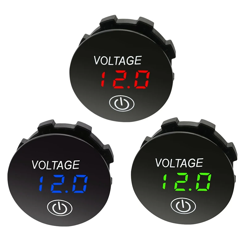 Battery Capacity Display Voltmeter LED Digital Voltage Meter with Touch-ON OFF Switch Car Motorcycle DC 3V-35V
Battery Capacity Display Voltmeter LED Digital Voltage Meter with Touch-ON OFF Switch Car Motorcycle DC 3V-35V