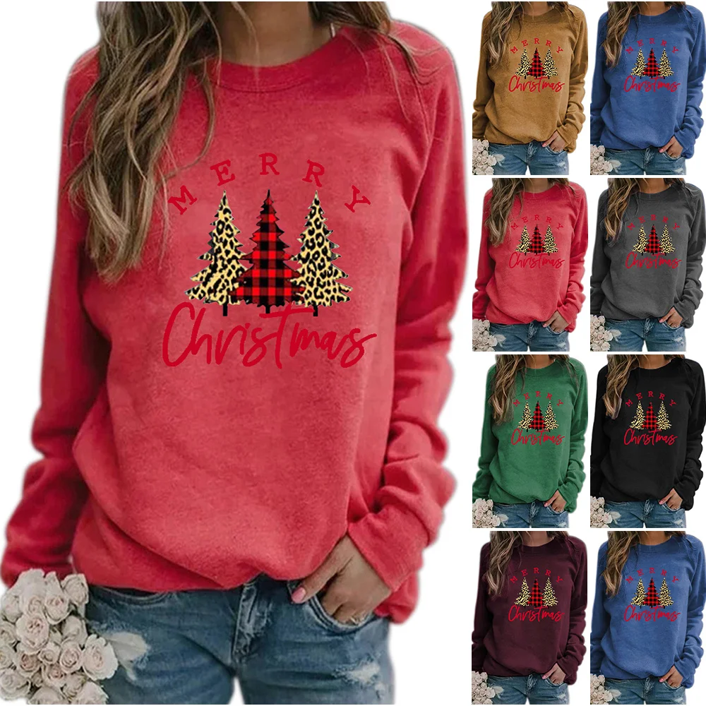 Tshirts Female Tops New Year 2021 Women Fashion Tops Letter and Christmas Tree Print Tshirt O-neck Long Sleeve 7 Colors S-3xl
Tshirts Female Tops New Year 2021 Women Fashion Tops Letter and Christmas Tree Print Tshirt O-neck Long Sleeve 7 Colors S-3xl