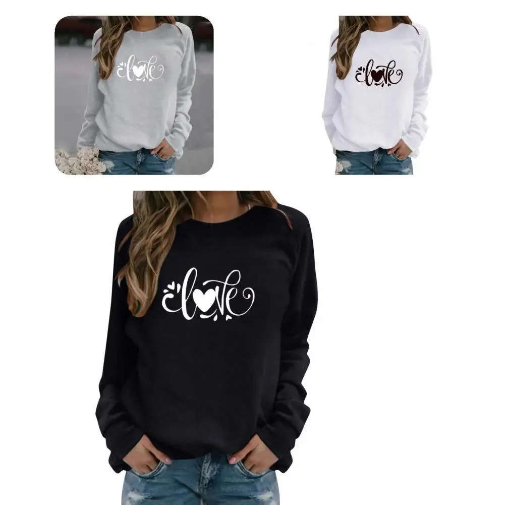 Women Sweatshirt Wearable Casual Quick-drying Letter LOVE Printed Women Pullover
Women Sweatshirt Wearable Casual Quick-drying Letter LOVE Printed Women Pullover