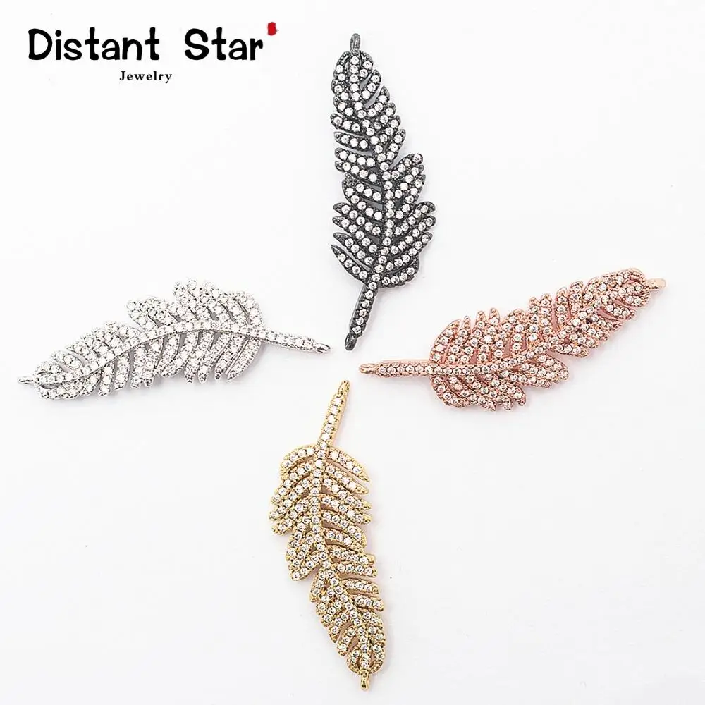 0.57*1.69in Leaves Exquisite Diy Jewelry Bracelet Accessories Copper Bracelet Necklace Connector Jewelry Making Micro Zircon
0.57*1.69in Leaves Exquisite Diy Jewelry Bracelet Accessories Copper Bracelet Necklace Connector Jewelry Making Micro Zircon