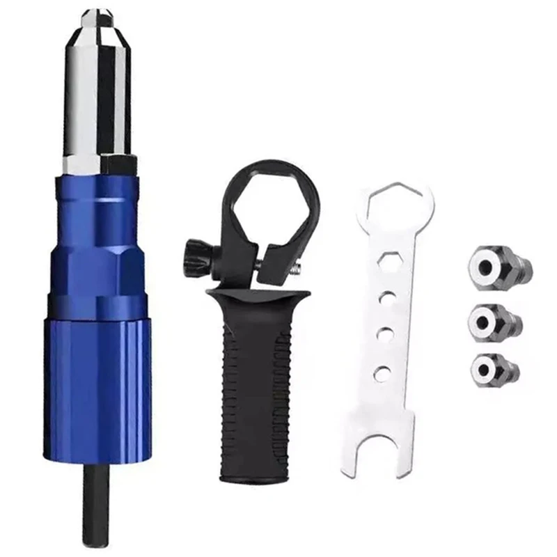 Electric Rivet 2.4mm-4.8mm Rivet Nut Drill Adapter Cordless Riveting Tool Insert Nut Pull Rivet Tool
Electric Rivet 2.4mm-4.8mm Rivet Nut Drill Adapter Cordless Riveting Tool Insert Nut Pull Rivet Tool