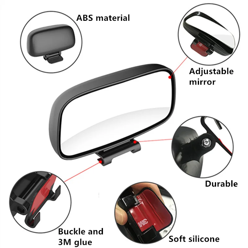 Multi-Angle Car Blind Spot Mirror Adjustable Rear View Mirror Driver Safety Auxiliary Mirror Automobiles Exterior Accessories
Multi-Angle Car Blind Spot Mirror Adjustable Rear View Mirror Driver Safety Auxiliary Mirror Automobiles Exterior Accessories