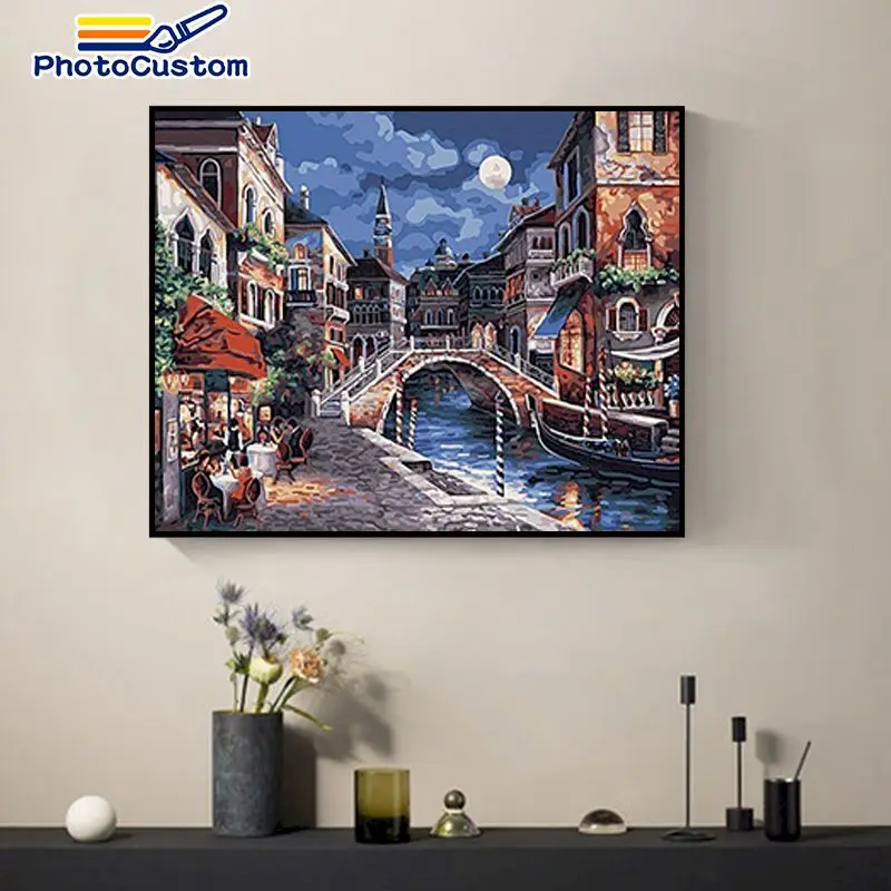 PhotoCustom DIY Paints By Numbers Landscape Wall Paints Unique For Adults Picture By Number Gift 40x50cm Home Decor
PhotoCustom DIY Paints By Numbers Landscape Wall Paints Unique For Adults Picture By Number Gift 40x50cm Home Decor