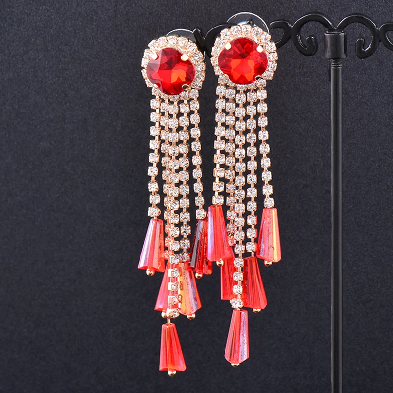 KIOOZOL sexy red earrings for women fashion party tassels earring blue black green jewelry accessories ZD1 KO1
KIOOZOL sexy red earrings for women fashion party tassels earring blue black green jewelry accessories ZD1 KO1