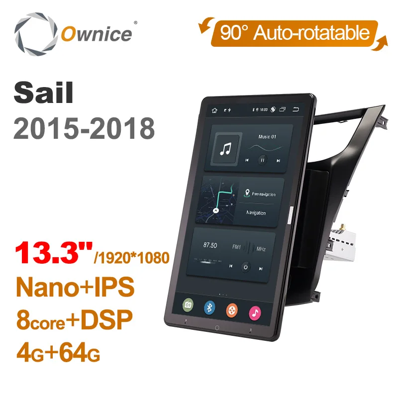 Автомагнитола Ownice с поворотом на 1920 дюймов, автомагнитола с GPS-Навигатором, DSP, Типоразмер 1DIN, Android 1080, 10,0*13,3 для Chevrolet Sail 2015 - 2018
Автомагнитола Ownice с поворотом на 1920 дюймов, автомагнитола с GPS-Навигатором, DSP, Типоразмер 1DIN, Android 1080, 10,0*13,3 для Chevrolet Sail 2015 - 2018