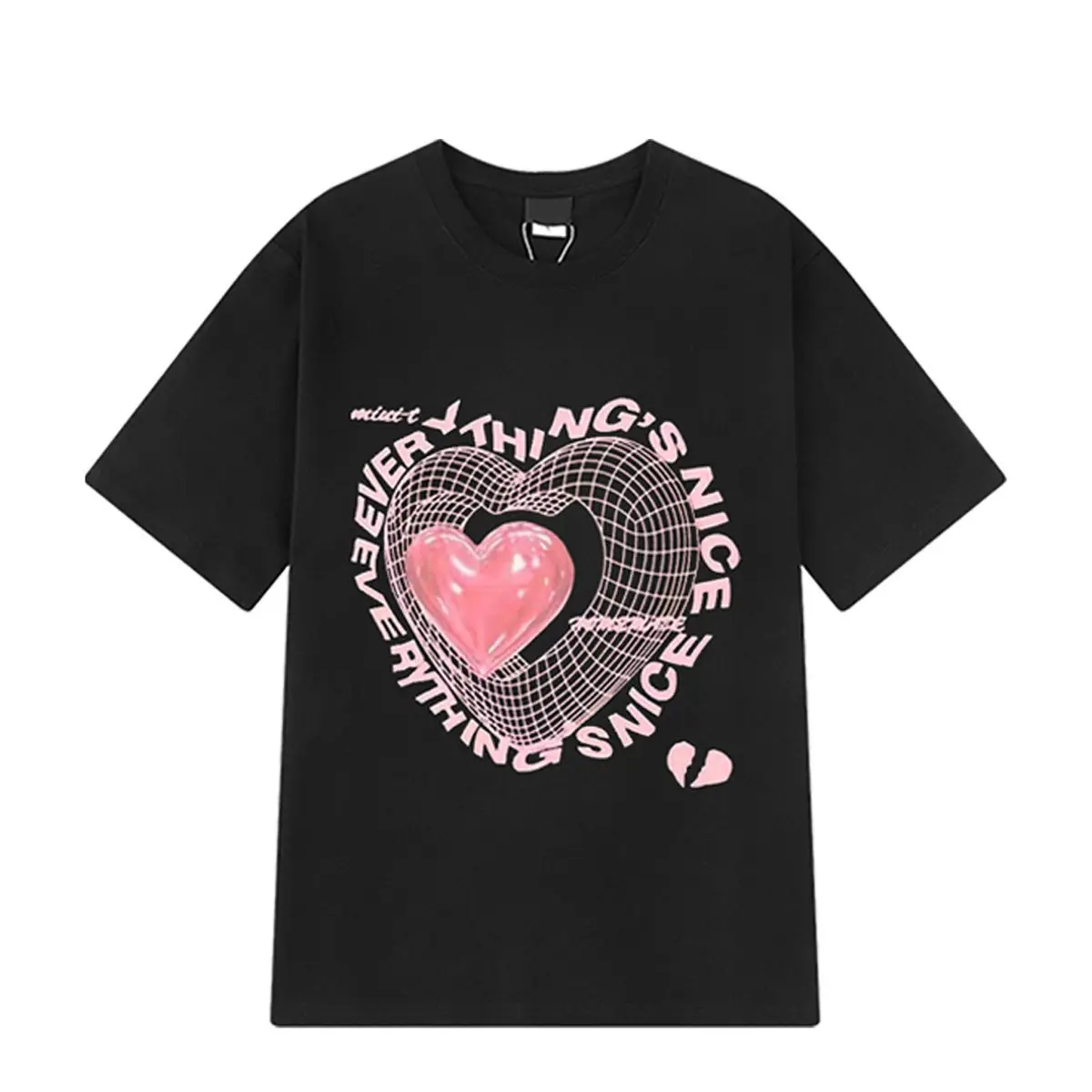Oversize Heart Print O Neck Short Sleeve Cotton T Shirt Y2K Street Style Hip Hop Women T Shirt 2021 Summer Female Tops Clothing
Oversize Heart Print O Neck Short Sleeve Cotton T Shirt Y2K Street Style Hip Hop Women T Shirt 2021 Summer Female Tops Clothing