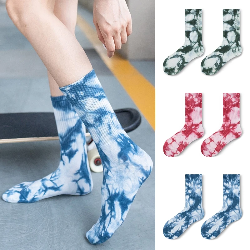 Men Women Couple Ribbed Cotton Crew Socks Contrast Color Gradient Tie-Dye Harajuku Hip Hop Skateboard Mid Tube Hosiery Stockings
Men Women Couple Ribbed Cotton Crew Socks Contrast Color Gradient Tie-Dye Harajuku Hip Hop Skateboard Mid Tube Hosiery Stockings