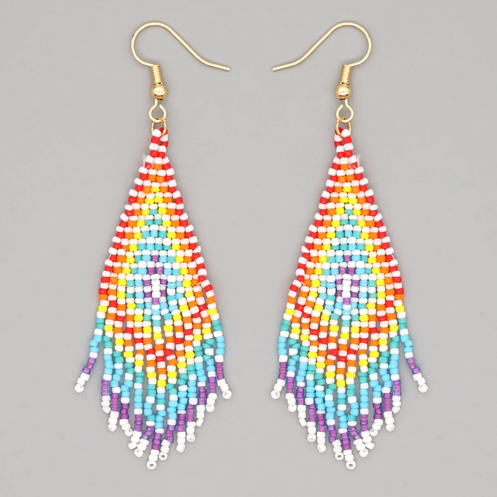 Go2boho 2021 Boho Rainbow Earring For Women Beads Woven Native Jewelry Bohemian Summer Colorfed Jewellery Tassel Fringe Earrings
Go2boho 2021 Boho Rainbow Earring For Women Beads Woven Native Jewelry Bohemian Summer Colorfed Jewellery Tassel Fringe Earrings