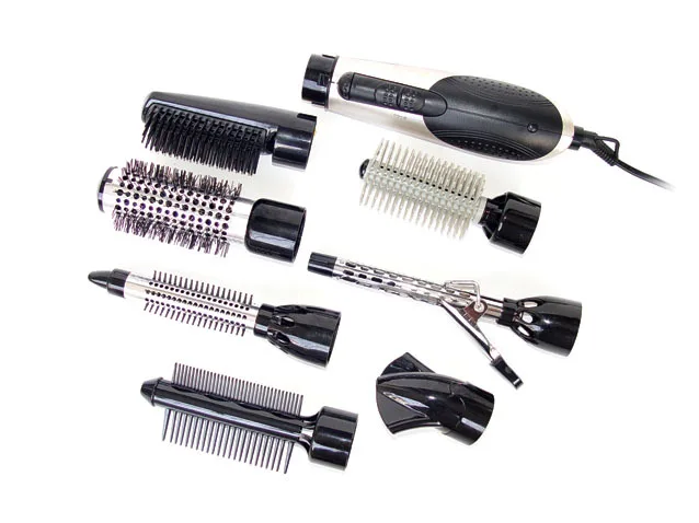 220V 7 in 1 Multifunction Professional Negative Ion Hair Dryer with Comb Hair Dryer Set Curling Wand Straight Hair 
220V 7 in 1 Multifunction Professional Negative Ion Hair Dryer with Comb Hair Dryer Set Curling Wand Straight Hair