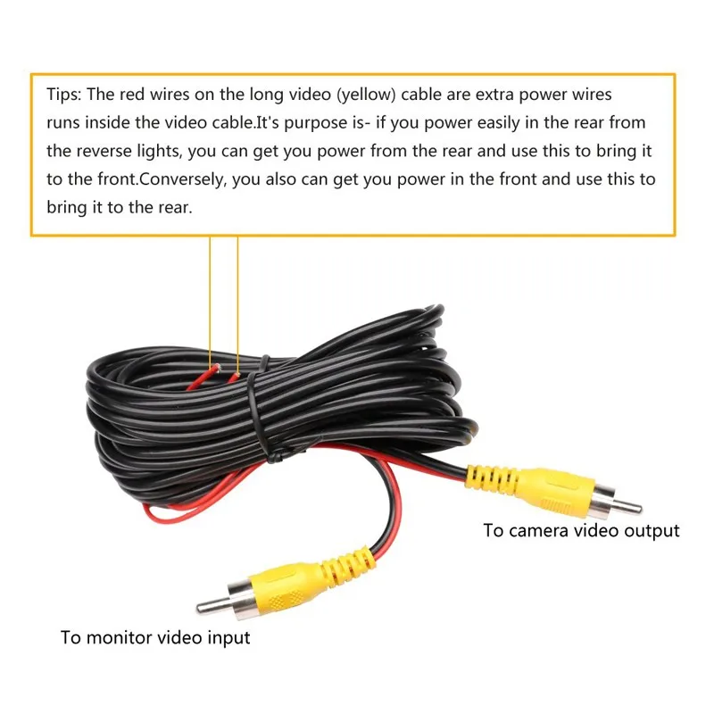 6/10/15/20M Video Cable For Car Rear View Camera Universal RCA For Connecting Reverse Camera With Car Multimedia Monitor
6/10/15/20M Video Cable For Car Rear View Camera Universal RCA For Connecting Reverse Camera With Car Multimedia Monitor