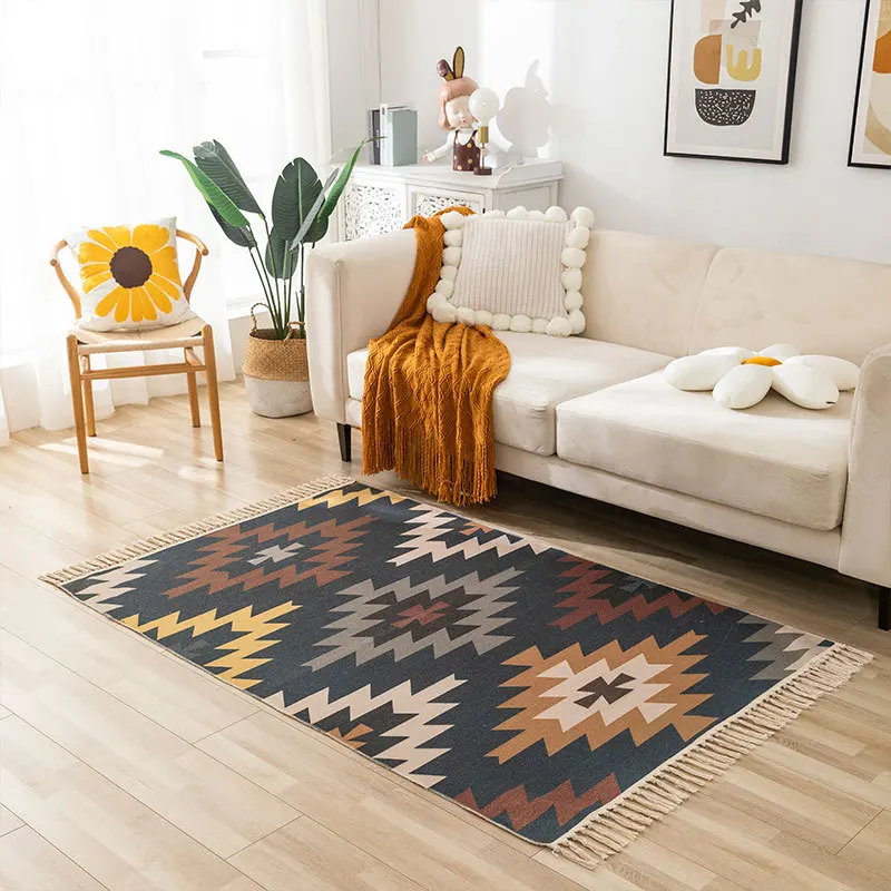 Home Weave Carpets Retro Bohemian Style Carpet Prayer Mat Bedroom Decor Bedside Rug Home Deco Living Room Carpet Cotton Tassels
Home Weave Carpets Retro Bohemian Style Carpet Prayer Mat Bedroom Decor Bedside Rug Home Deco Living Room Carpet Cotton Tassels