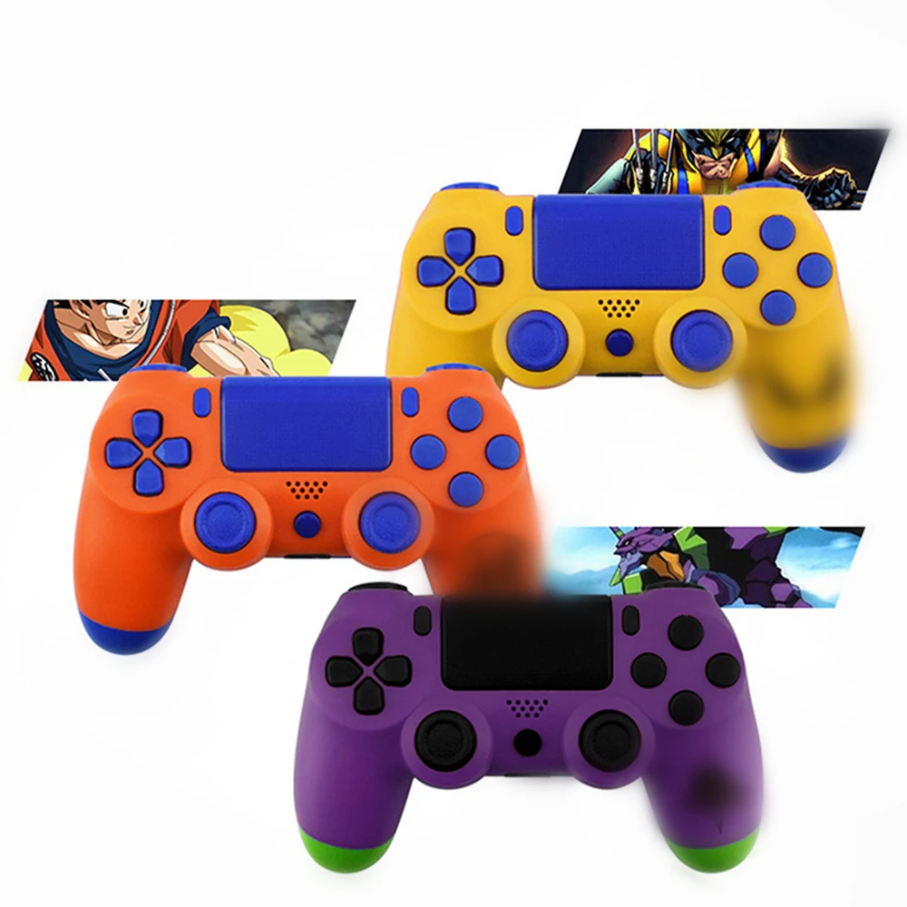 Цветной чехол для игрового контроллера замены аниме цветной с ручкой PS4 тонкий