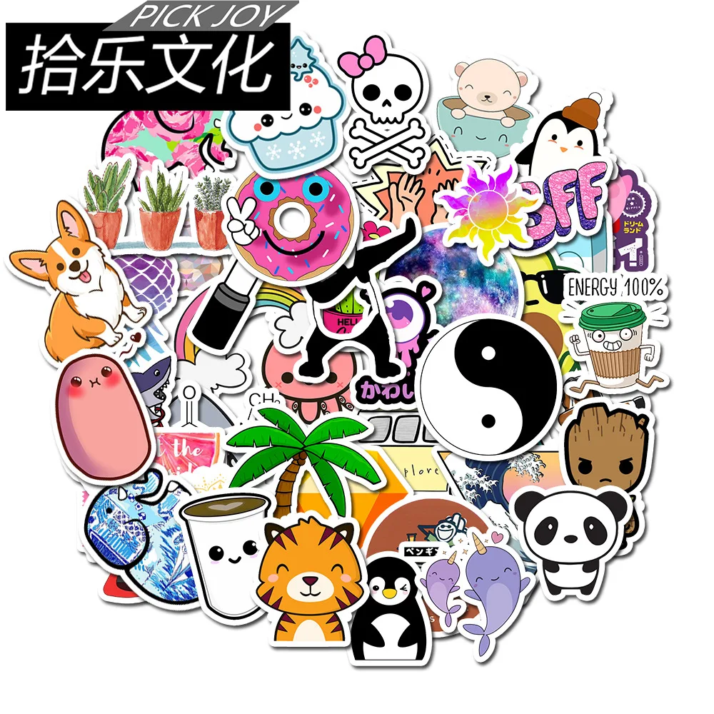 50Pcs Cartoon Animals Stickers Laptop Skateboard Surfboard Luggage Suitcases Panda Decals Bedroom Cup Bicycle Graffiti Sticker 
50Pcs Cartoon Animals Stickers Laptop Skateboard Surfboard Luggage Suitcases Panda Decals Bedroom Cup Bicycle Graffiti Sticker