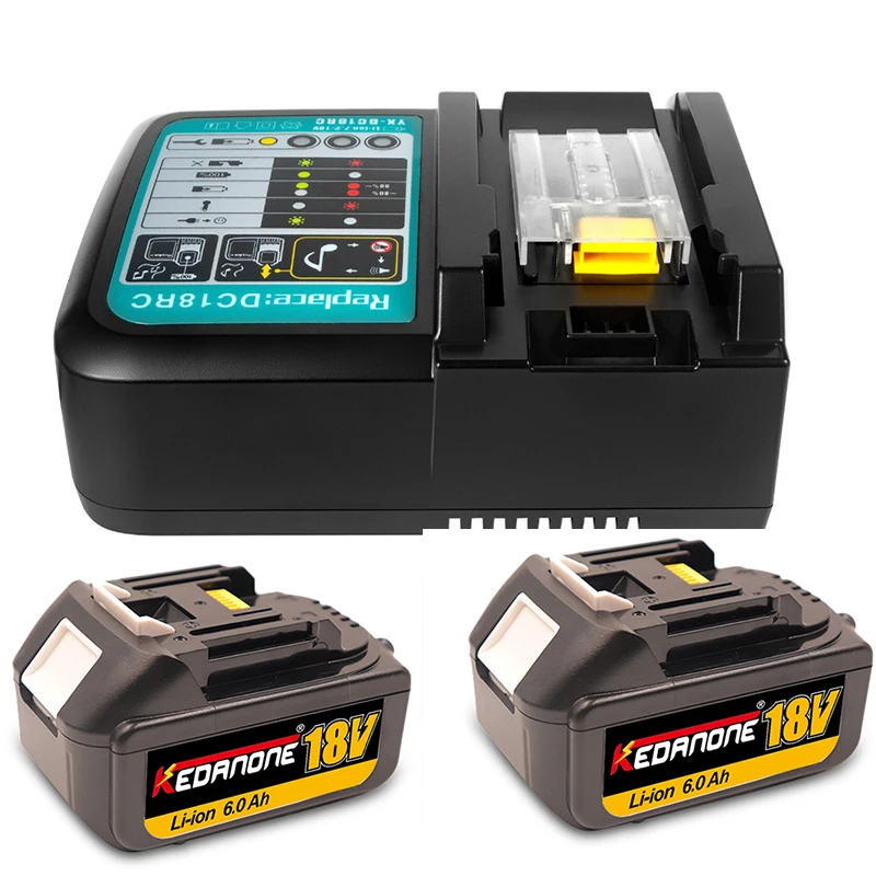 BL1860 Latest Upgraded Rechargeable Battery 18 V 6000mAh Lithium ion for Makita 18v Battery BL1840 BL1850 BL1830 BL1860B LXT 40
BL1860 Latest Upgraded Rechargeable Battery 18 V 6000mAh Lithium ion for Makita 18v Battery BL1840 BL1850 BL1830 BL1860B LXT 40