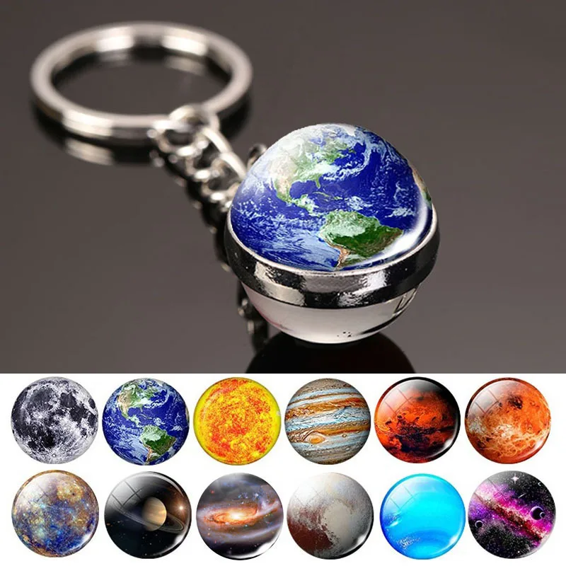 Luminous cosmic planet key chain solar system metal pendant galaxy nebula Earth double sided glass ball key chain gift Hot style
Luminous cosmic planet key chain solar system metal pendant galaxy nebula Earth double sided glass ball key chain gift Hot style