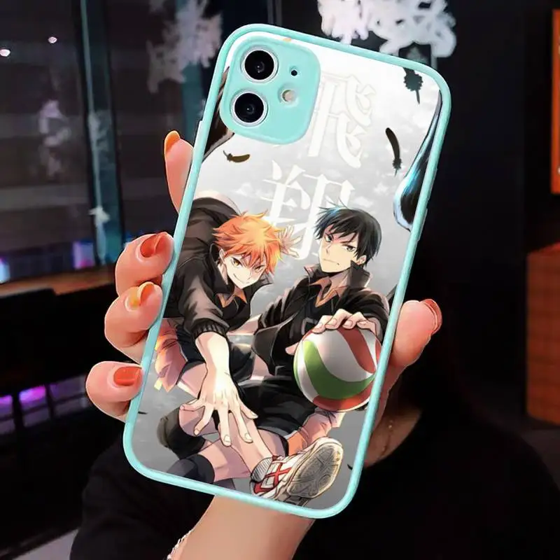 Haikyuu Phone Case For iPhone 12 11 Mini Pro XR XS Max 7 8 Plus X Matte transparent blue Back Cover 
Haikyuu Phone Case For iPhone 12 11 Mini Pro XR XS Max 7 8 Plus X Matte transparent blue Back Cover