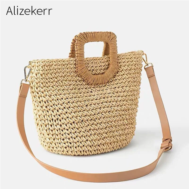 Handmade Beach Bag Women Summer 2019 Large Capacity Top Handle Basket Straw Crossbody Bag Simple Tote Handbag Female Vacation
Handmade Beach Bag Women Summer 2019 Large Capacity Top Handle Basket Straw Crossbody Bag Simple Tote Handbag Female Vacation