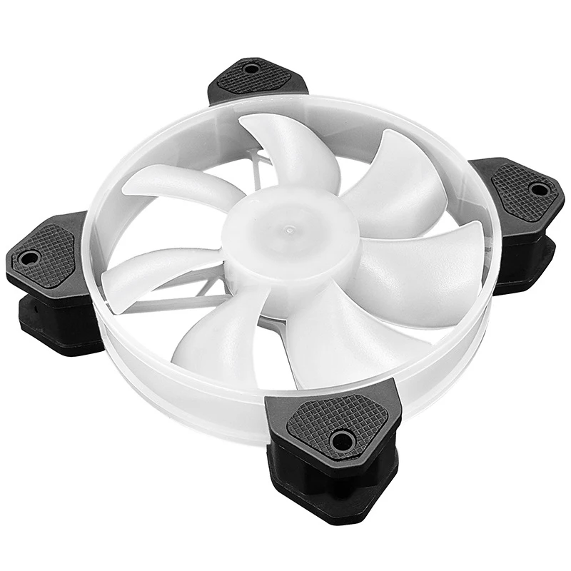 COOLMOON F-YH Computer Case PC Cooling Fan RGB Adjust 120mm Quiet + IR Remote New Computer Cooler RGB CPU Case Fan 6Pcs