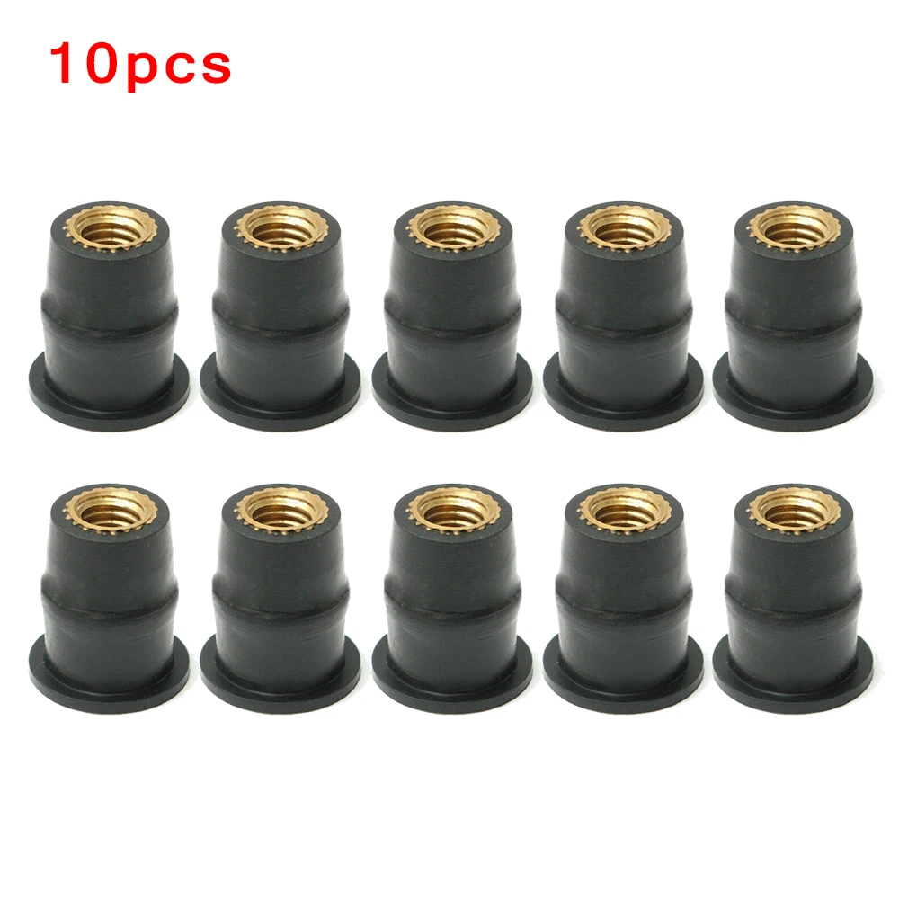 10Pcs Rubber Well Nuts Blind Fastener Windscreen Motorcycle Windshield Rubber Nuts M5 Vibration Damper Panel Mounting 5mm
10Pcs Rubber Well Nuts Blind Fastener Windscreen Motorcycle Windshield Rubber Nuts M5 Vibration Damper Panel Mounting 5mm