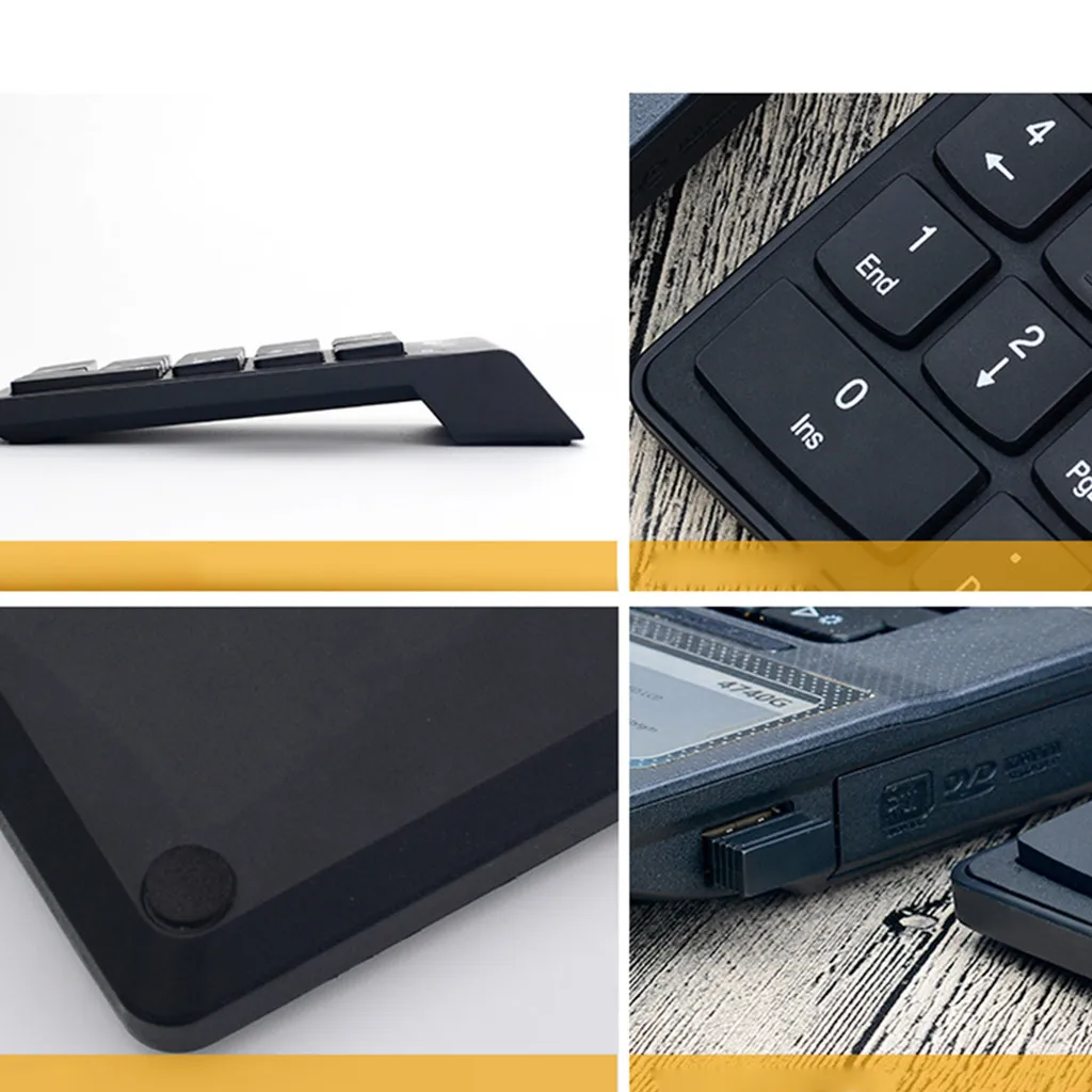 Беспроводная 2 4G мини-usb 18 клавишная цифровая клавиатура для ноутбука Цифровая
