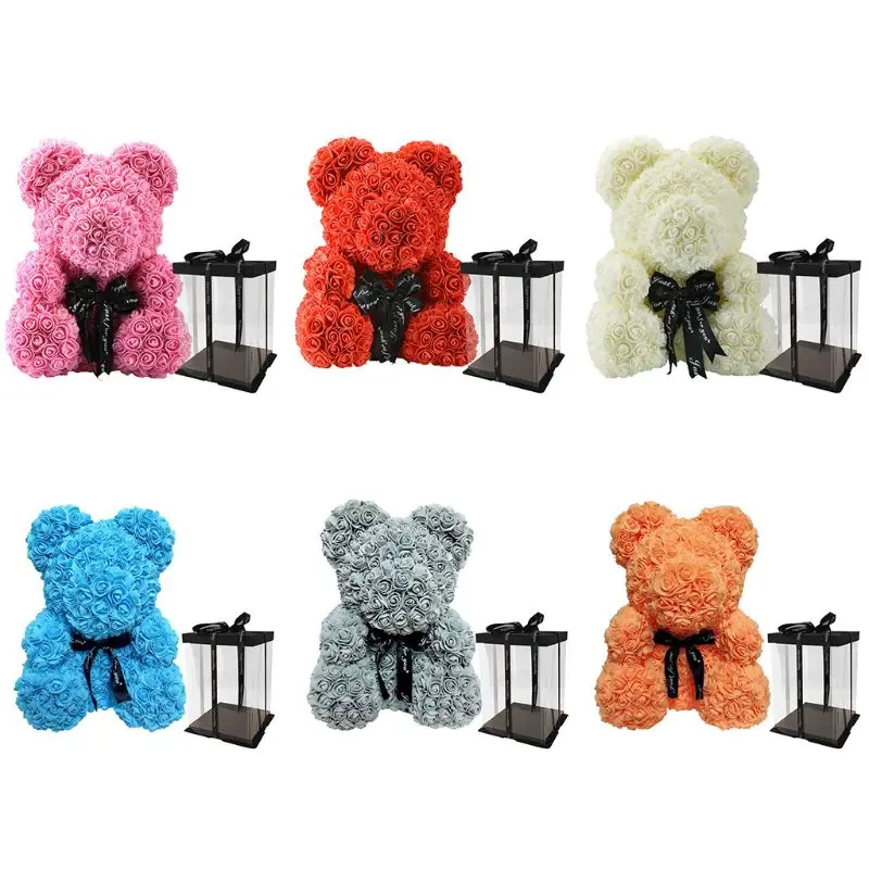 Artificial PE Flowers Rose Bear With Gift Box Teddy Bears Valentine Birthday Gifts Dropshipping
Artificial PE Flowers Rose Bear With Gift Box Teddy Bears Valentine Birthday Gifts Dropshipping