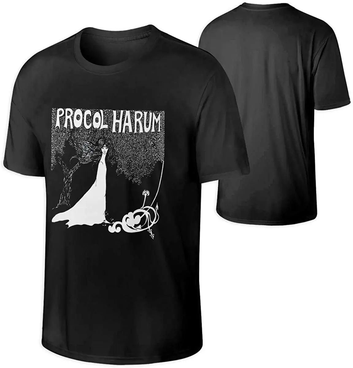 Procol Harum стильные мужские топы футболки с коротким рукавом черные унисекс Мужские