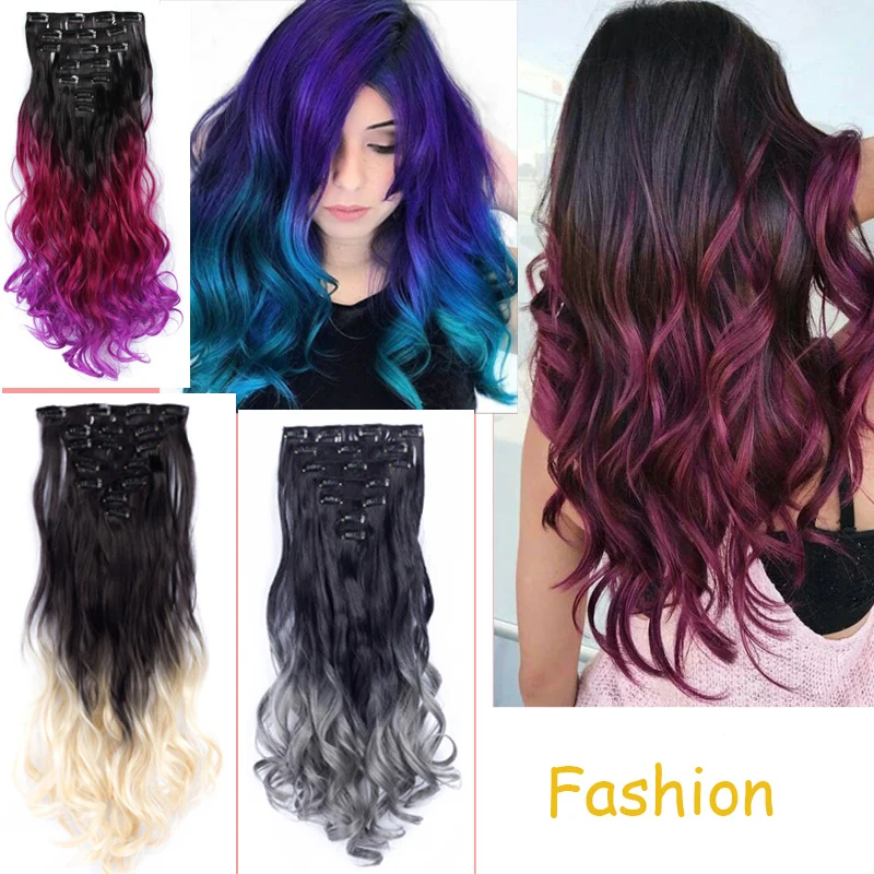 Synthetic 16 Clips in Hair Extension 56cm 22 Inch Long Wavy Hair Fake False Hairpiece Clip in Hair Extension
Synthetic 16 Clips in Hair Extension 56cm 22 Inch Long Wavy Hair Fake False Hairpiece Clip in Hair Extension