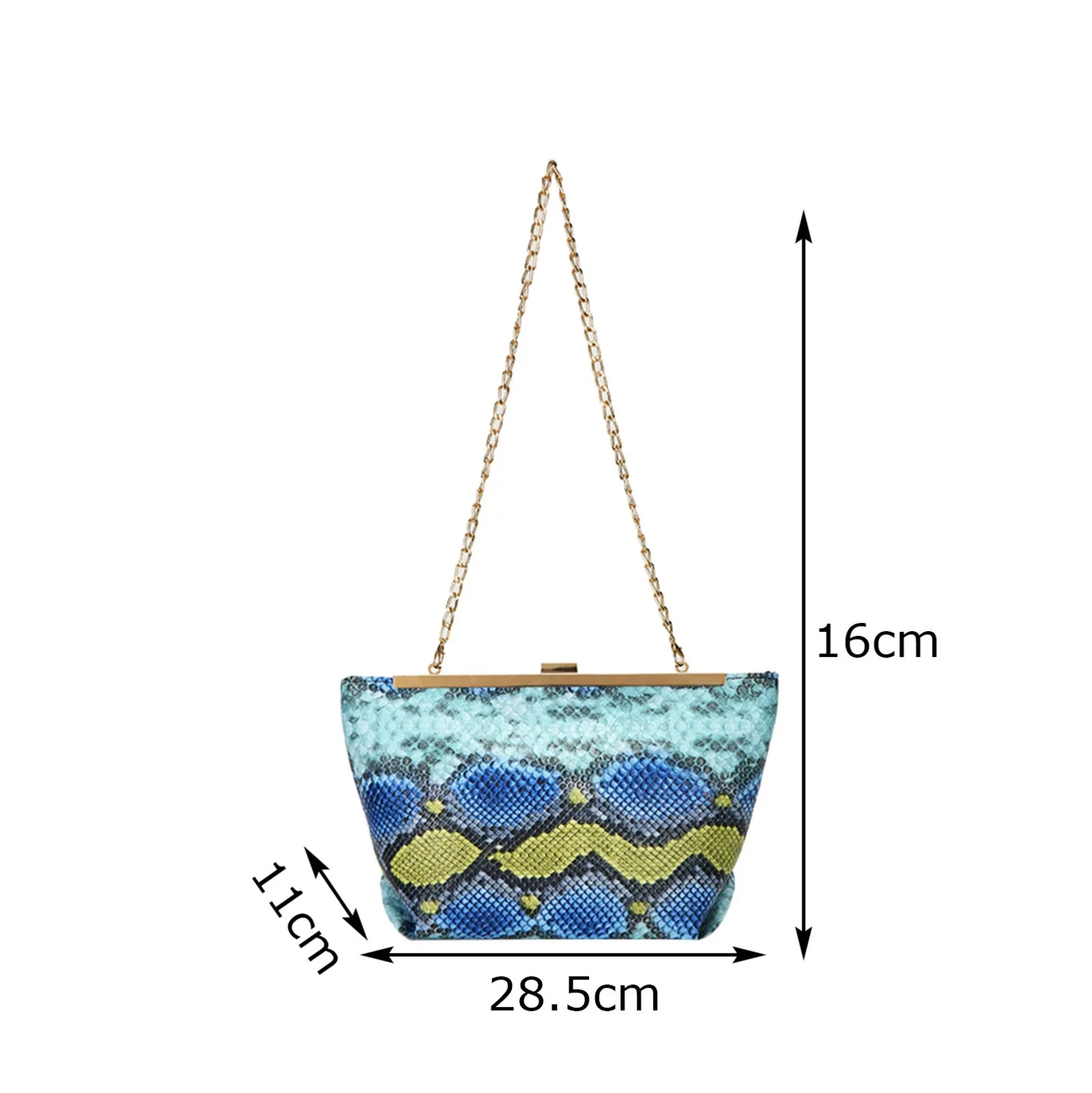 Women Bags Serpentine Embossing Chain Hasp Crossbody Bag Snake Pattern Handbag Party Woman Messenger Bags
Women Bags Serpentine Embossing Chain Hasp Crossbody Bag Snake Pattern Handbag Party Woman Messenger Bags