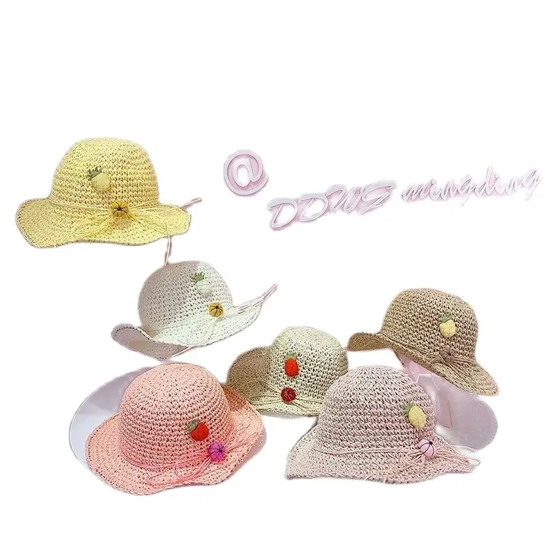 J850 Children's Hat Fruit Boy and Girl Straw Hat Baby Korean Style Cute Sunshade Sunscreen Seaside Beach Casual Sun Cap
J850 Children's Hat Fruit Boy and Girl Straw Hat Baby Korean Style Cute Sunshade Sunscreen Seaside Beach Casual Sun Cap