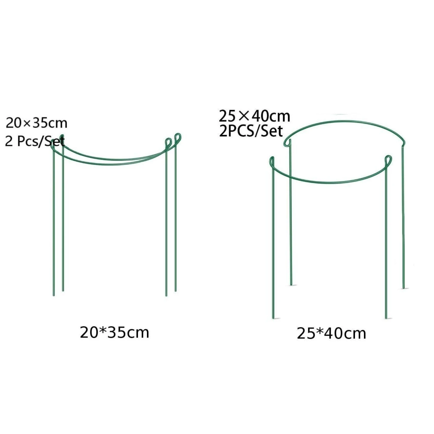 2Pcs Metal Garden Semicircles Support Ring Garden Supplies Climbing Frame Flower Bracket Iron Ring Props For Plants
2Pcs Metal Garden Semicircles Support Ring Garden Supplies Climbing Frame Flower Bracket Iron Ring Props For Plants