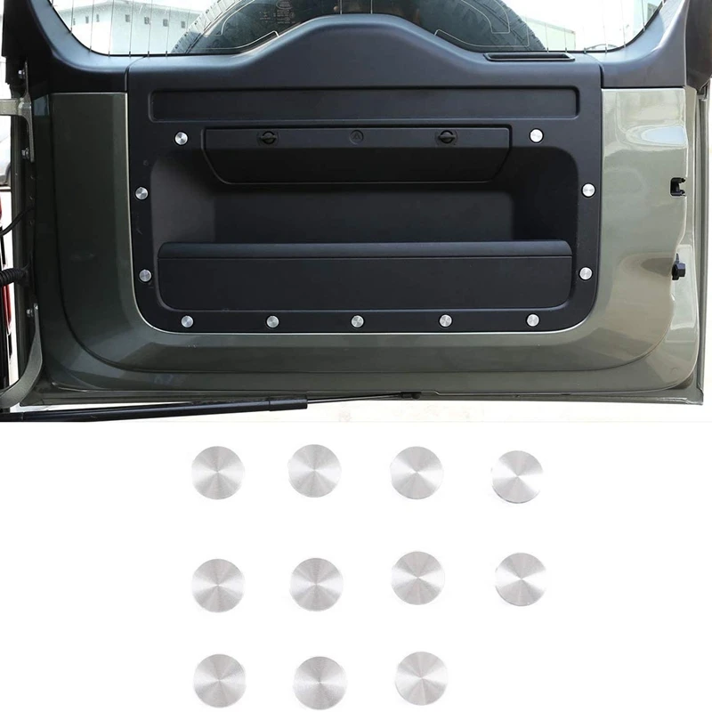Car Tail Door Aluminum Alloy Door Screw Cover Trim for Land Rover Defender 2020 2021
Car Tail Door Aluminum Alloy Door Screw Cover Trim for Land Rover Defender 2020 2021
