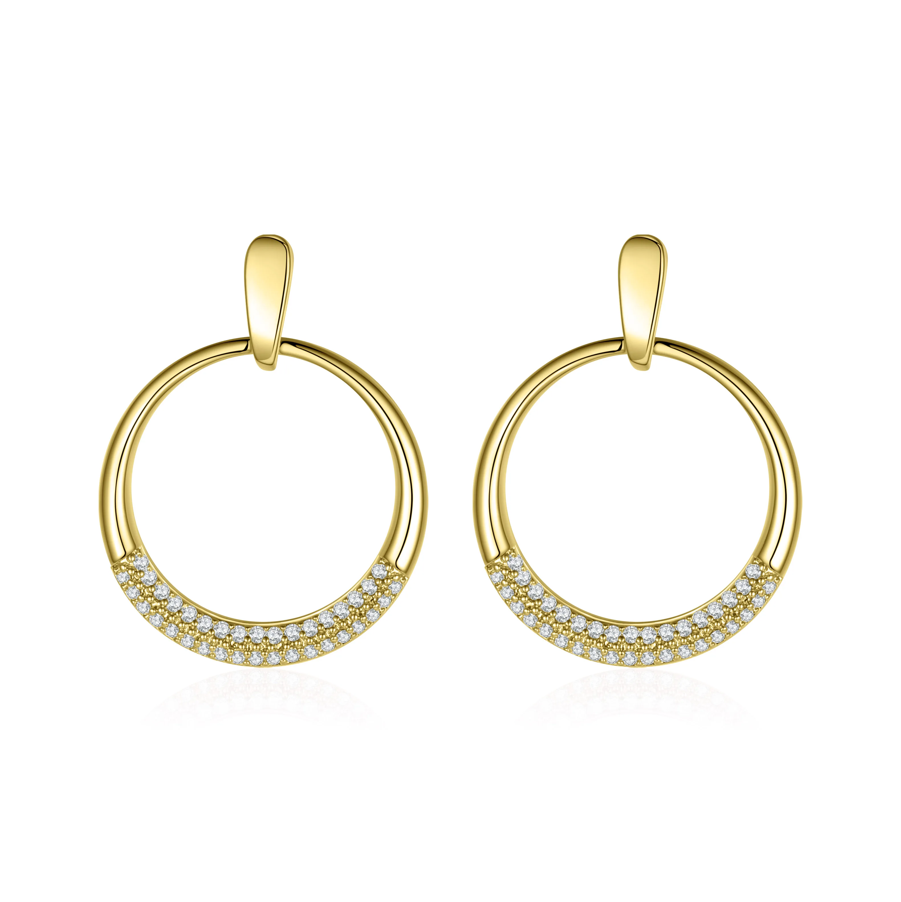 Female Earrings Simple Round Inlaid Stone Classic Atmosphere Banquet Ball Small and refinement Show temperament fashion
Female Earrings Simple Round Inlaid Stone Classic Atmosphere Banquet Ball Small and refinement Show temperament fashion
