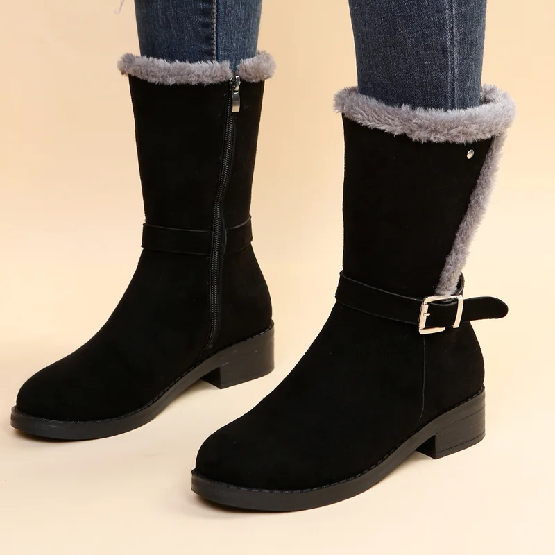 Women's High Boots Autumn and Winter Fashion Round Head SquareHeel Non-slip Comfortable Casual Boots Fashion Boots Women's Boots
Women's High Boots Autumn and Winter Fashion Round Head SquareHeel Non-slip Comfortable Casual Boots Fashion Boots Women's Boots