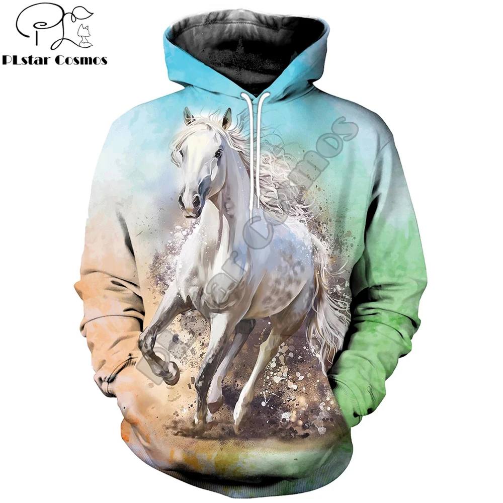 Drop shipping 2019 New Fashion Mens hoodies 3D Printed animal White Horse Painting Hoodie Harajuku streetwear sudadera hombre
Drop shipping 2019 New Fashion Mens hoodies 3D Printed animal White Horse Painting Hoodie Harajuku streetwear sudadera hombre